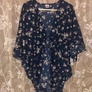 Floral Print Kimono Size S-M